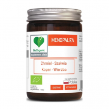 Kobieca Kondycja Kompleks BeOrganic Menopauza Bio 450mg 100tab