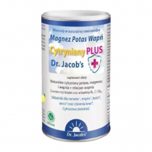 Minerały Kompleks Dr. Jacob's Magnez Potas Wapń Cytryniany Plus 300g