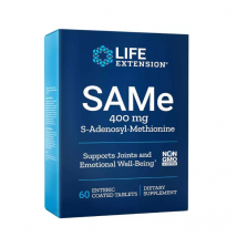 Układ Nerwowy S-adenozylo L-metionina Life Extension SAMe 400mg 60tab