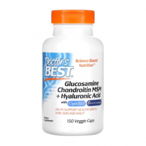 Regeneracja Stawów Kompleks Doctor's Best Glucosamine Chondroitin MSM + Hyaluronic Acid 150kaps