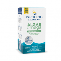 Kwasy Tłuszczowe Omega Nordic Naturals Algae Omega 3 715mg 60softgels