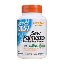 Męska Kondycja Palma Sabałowa Doctor's Best Saw Palmetto 320mg Prosterol 60softgels