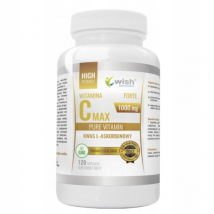 Witamina C WISH Witamina C Kwas L-askorbinowy 1000mg 120kaps