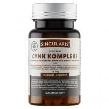 Minerały Cynk Singularis Cynk Kompleks 15mg 60kaps