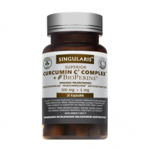 Wsparcie Odporności Kompleks Singularis Curcumin C3+ Bioperine + Kurkuma 30kaps