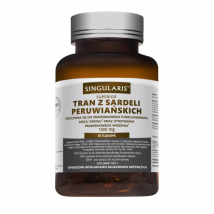 Kwasy Tłuszczowe Omega 3 Singularis Tran z Sardeli Peruwiańskich 60kaps