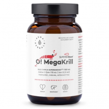 Kwasy Tłuszczowe Omega 3 Aura Herbals MegaKrill 1180mg 60kaps