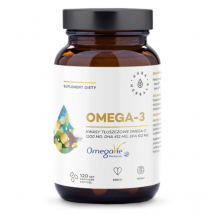 Kwasy Tłuszczowe Omega 3 Aura Herbals Omega 3 1200mg 120softgels