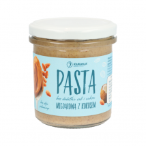 Zdrowa Żywność Krem Dietetyczny KruKam Chrupiąca pasta migdałowa z kokosem 300g