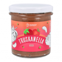 Zdrowa Żywność Pasta KruKam Truskanella czekoladowa pasta z nerkowców z truskawką 300g