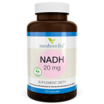 Suplement Energetyczny NADH Medverita NADH 20mg 120kaps