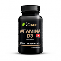 Witaminy D3 Intenson Witamina D3 4000IU 120kaps