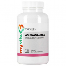 Adaptogeny Ashwagandha MyVita Ashwagandha standaryzowana 120kaps
