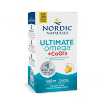 Kwasy Tłuszczowe Omega Nordic Naturals Ultimate Omega CoCq10 1280 60softgels