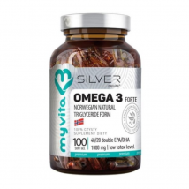 Kwasy Tłuszczowe Omega 3 MyVita Silver pure Omega 3 Forte 100softgels