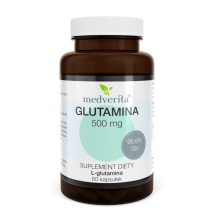Aminokwasy Glutamina MEDVERITA Glutamina 500mg 60kaps