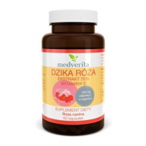Wsparcie Odporności Dzika róża MEDVERITA Dzika róża 60kaps