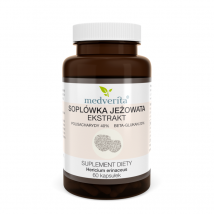 Pamięć i Koncentracja MEDVERITA Soplówka Jeżowata ekstrakt 60kaps