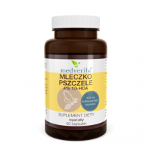 Wsparcie Odporności MEDVERITA Mleczko pszczele 300mg 60kaps