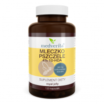 Wsparcie Odporności MEDVERITA Mleczko pszczele 300mg 120kaps