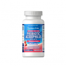 Wsparcie Jelit Probiotyki Puritan's Pride Probiotic Acidophilus Truskawkowy 60 tab do ssania