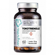 Antyoksydanty Witamina E MyVita Silver Pure 100% Tokotrienole 60kaps