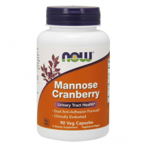 Układ Moczowy Mannoza Now Foods Mannose Cranberry 90kaps