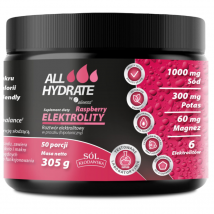 Węglowodany Elektrolity Aliness ALLHydrate Elektrolity 305g