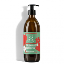 Kosmetyki Naturalne 4 Szpaki Mydło w płynie truskawka i werbena 500ml