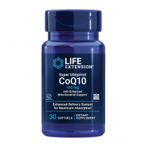 Zdrowe Serce Koenzym Q10 Life Extension Super Ubiquinol CoQ10 100mg 30softgels
