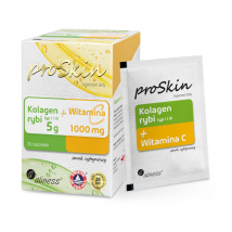 Zdrowie Skóry Kolagen Rybi Aliness ProSkin Kolagen Rybi+ Witamina C 30sasz