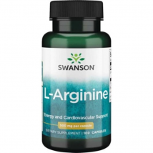 Serce i Układ Krążenia Swanson L-Arginine 500mg 100kaps