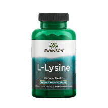 Aminokwasy Lizyna Swanson AjiPure L-Lysine 500mg 90vkaps