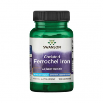 Minerały Swanson Albion Chelat Żelaza 18mg 180kaps