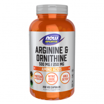 Układ Krążenia Arginina Now Sport Arginine & Ornithine 250kaps