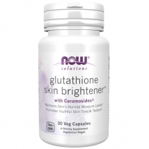 Zdrowie Skóry Now Foods Gluthatione Skin Brightener & Ceramidy 30vcaps