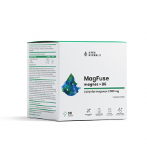 Minerały Magnez Aura Herbals MagFuse magnez + B6 2500 mg 30 saszetek