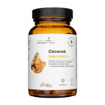 Wsparcie Odporności Aura Herbals Czosnek Immuno+ 60 kaps