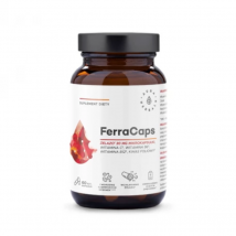 Serce i Układ Krążenia Aura Herbals FerraCaps żelazo 30 mg 60 kaps