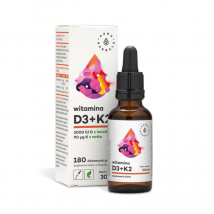 Witaminy Aura Herbals D3+K2 - 30 ml