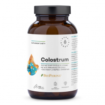 Układ immunologiczny Aura Herbals Colostrum + BioPerine 60kaps