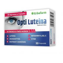 Oczy i Wzrok ErbaFarm Opti Luteina 30kaps