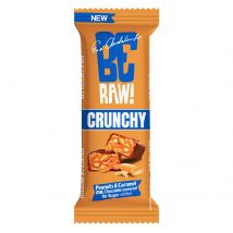 Baton Węglowodanowy BeRAW Crunchy Peanuts & Caramel 40g