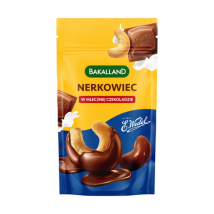 Zdrowa żywność Bakalland Nerkowiec w Mlecznej Czekoladzie 75g