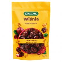 Zdrowa żywność Bakalland Wiśnia Suszona Soczysta 100g