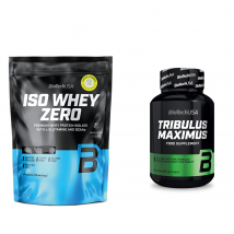 Zestaw BioTechUSA Iso Whey Zero 454g+ Tribulus Maximus 90tab