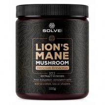 Adaptogeny Solve Labs Lion's Mane 10:1 Mushroom Powder 100g