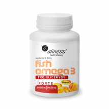 Kwasy Tłuszczowe Omega Aliness Fish Omega 3 Forte Trójglicerydy 90kaps