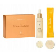 Zestaw Health Labs Care Pełne Rozświetlenie Serum TetraVIT C 10% Glow On + Kolagen GlowMe (ananas‑mango)