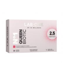 Wsparcie Mózgu i Trawienia Probiotyki Lab One N°1 Queen Biotic 30kaps